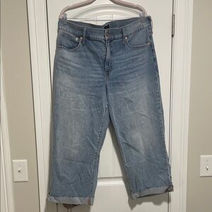 J. Crew Wide-Leg Crop Jeans